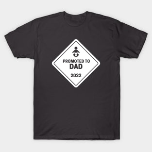 Promoted to Dad Baby Announcement T-Shirt